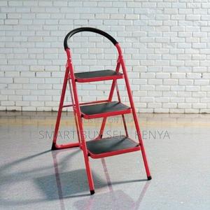 Portable Aluminum Durable Quality Home Use 3 Step Ladder Stepladder - thumbnail 2