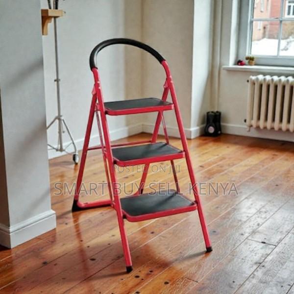 Portable Aluminum Efficient and Convenient 3 Step Ladder Stepladder