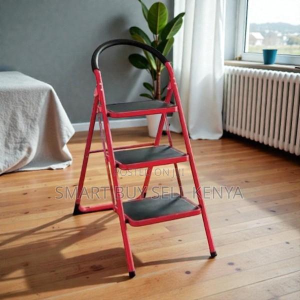 Portable Aluminum High Durability Domestic 3 Step Ladder Stepladder