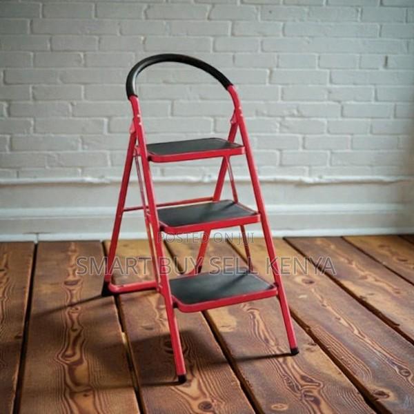 Compact Design Aluminum Space Saving 3 Step Ladder Stepladder