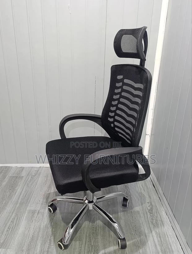 Comfortable Study Office Chair With Headrest - main view