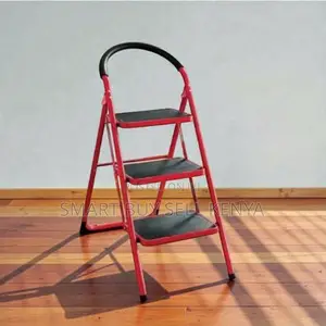Foldable Aluminum Light Weight Non-Slip Household 3 Step Ladder