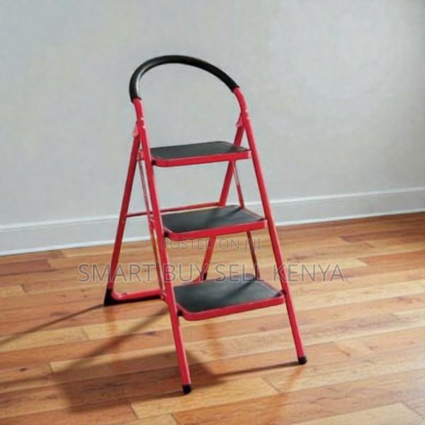 Portable Aluminum Compact Design Home Use 3 Step Ladder Stepladder