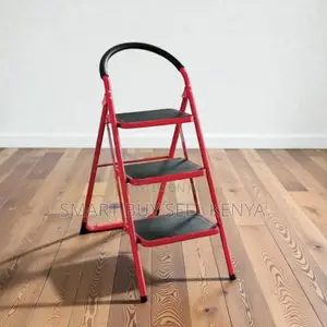 Foldable Aluminum Upto 150 KGS Support 3 Step Ladder Stepladder