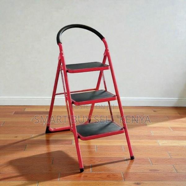 Heavy-Duty Non-Slip Surface Safe Structure 3 Step Ladder Stepladder