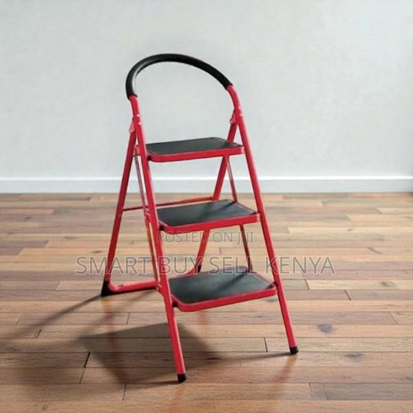 Portable Non-Slip Surface Safe and Sturdy 3 Step Ladder Stepladder