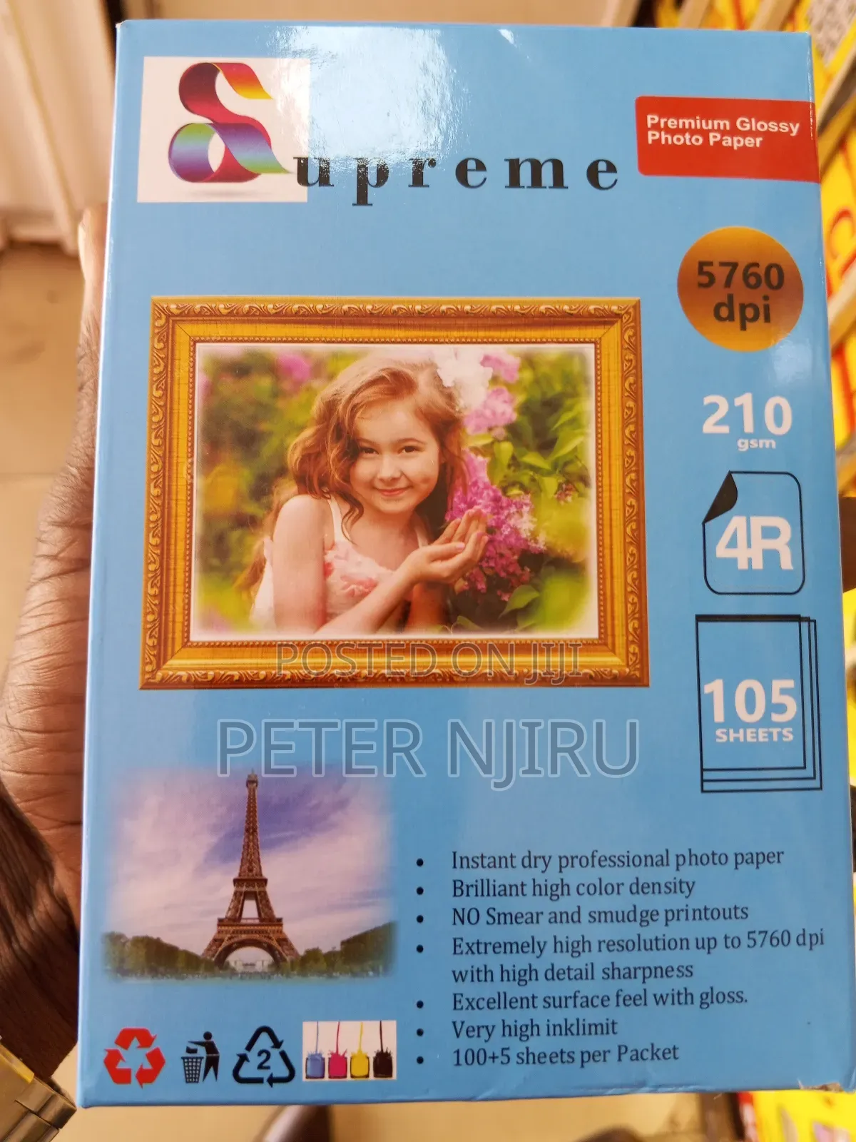 4r By6 Supreme Photo Paper 210 Gsm