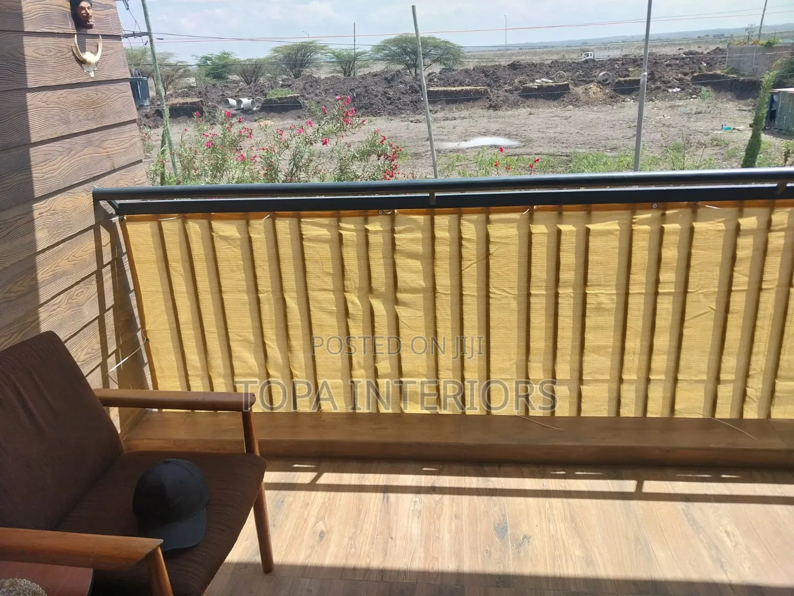 Uv Protection Canvas Balcony Dust Trap Privacy Shield
