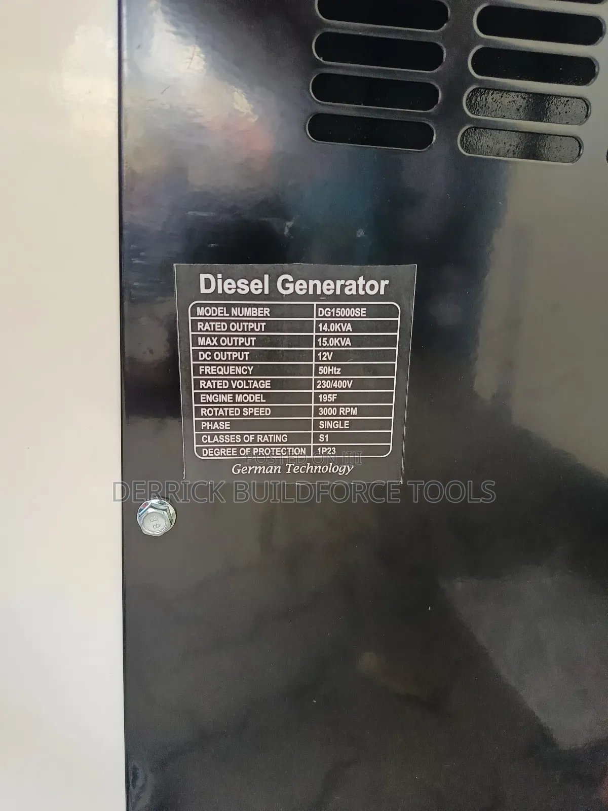 15kva Single Phase Super Silent Maybach Diesel Generator
