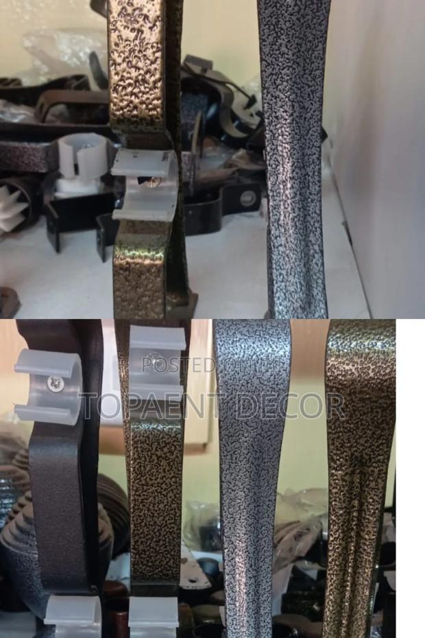 Rust Free,Easy To Drill Powder Coated Curtain Rod Brackets - main view