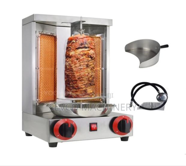 Heavy Duty 2 Head Shawarma Machine (Gas)