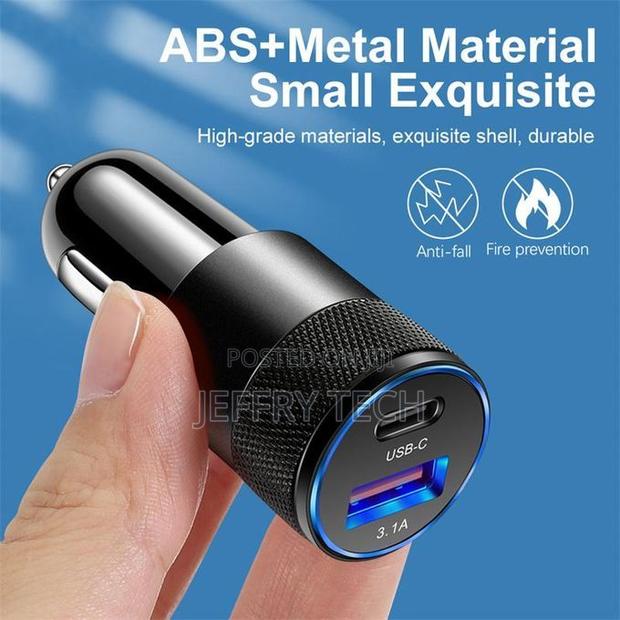 Type A1 38w Type C Car Phone Charger Usb - thumbnail 3