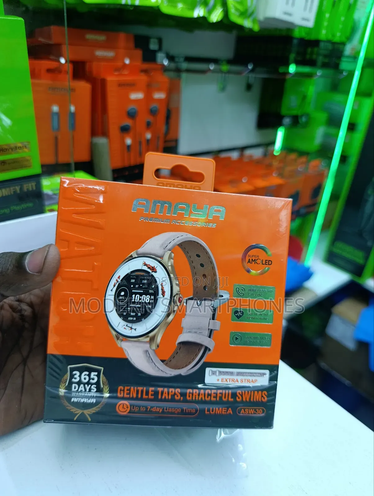 Amaya Smart Watch With Amoled Screen