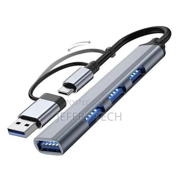4 in 1 Type-C Hub Multiport Dock Station Usb Hub Adapter With Usb3.0