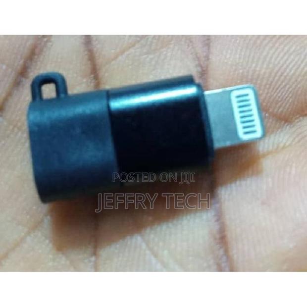 Otg Type C to iPhone Lightning Adapter for Wireless Microphone - thumbnail 2