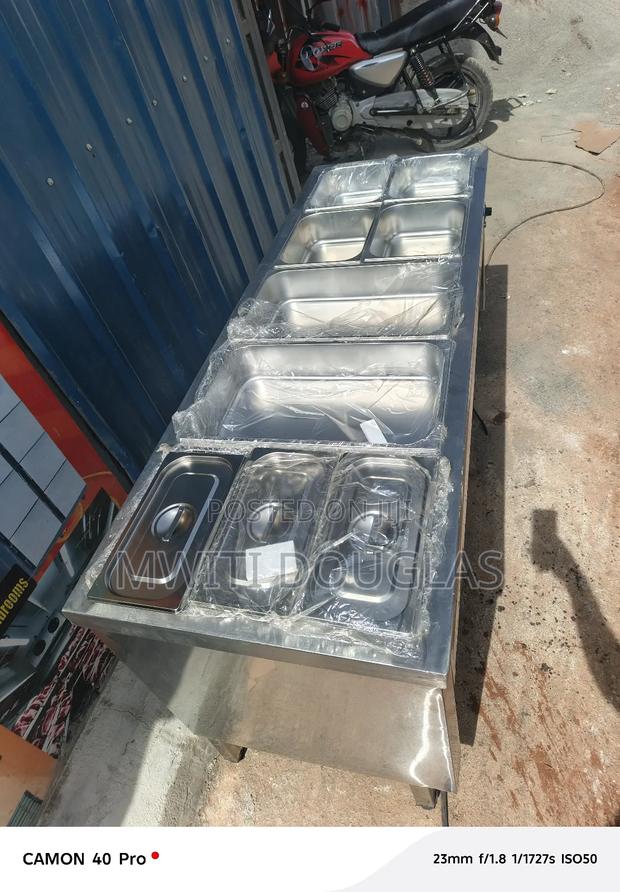 5partations Hygienic Food Warmer/Bain Marine