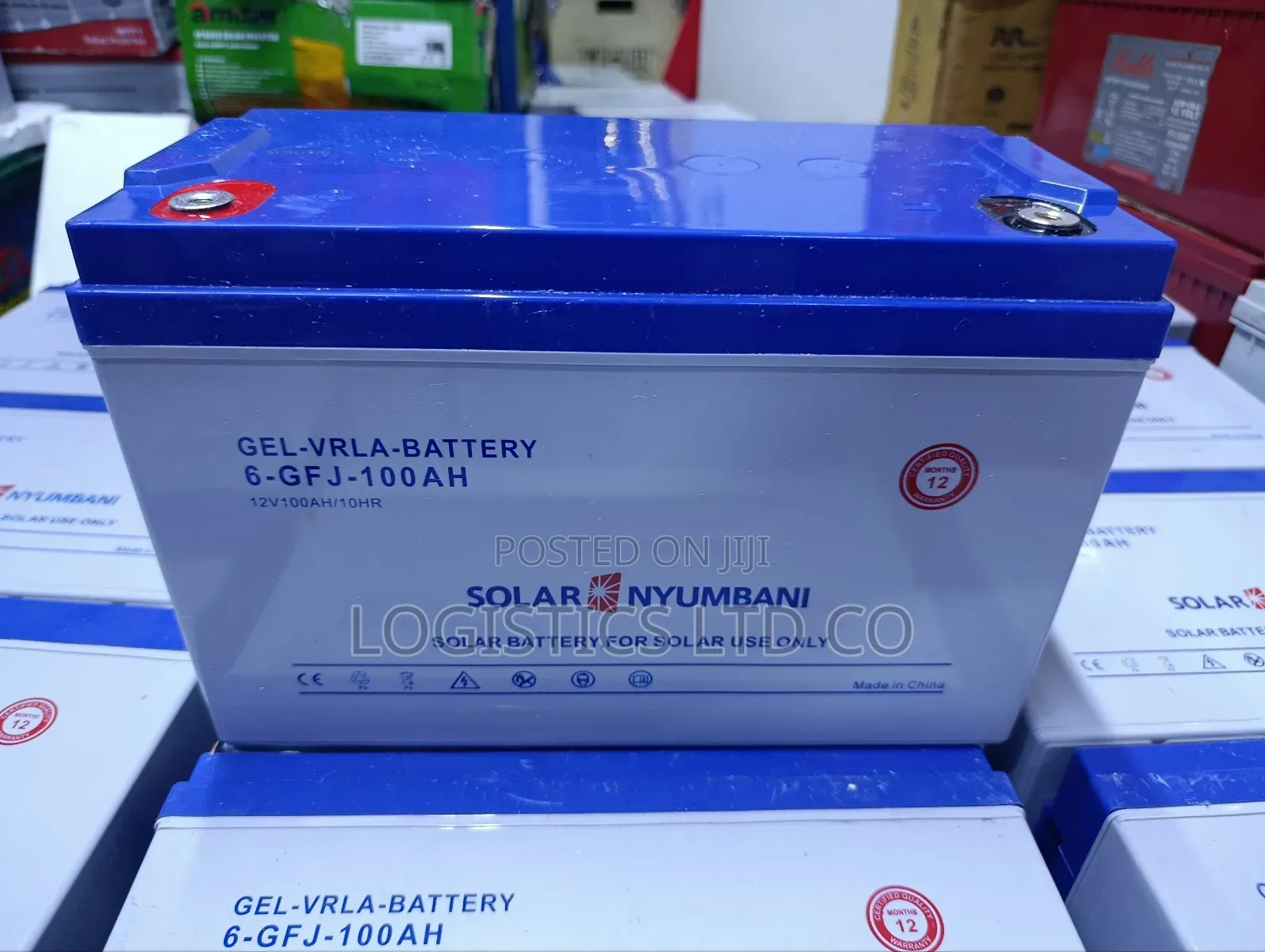Solar Nyumbani 100ah 12v Deep Cycle Gel Battery