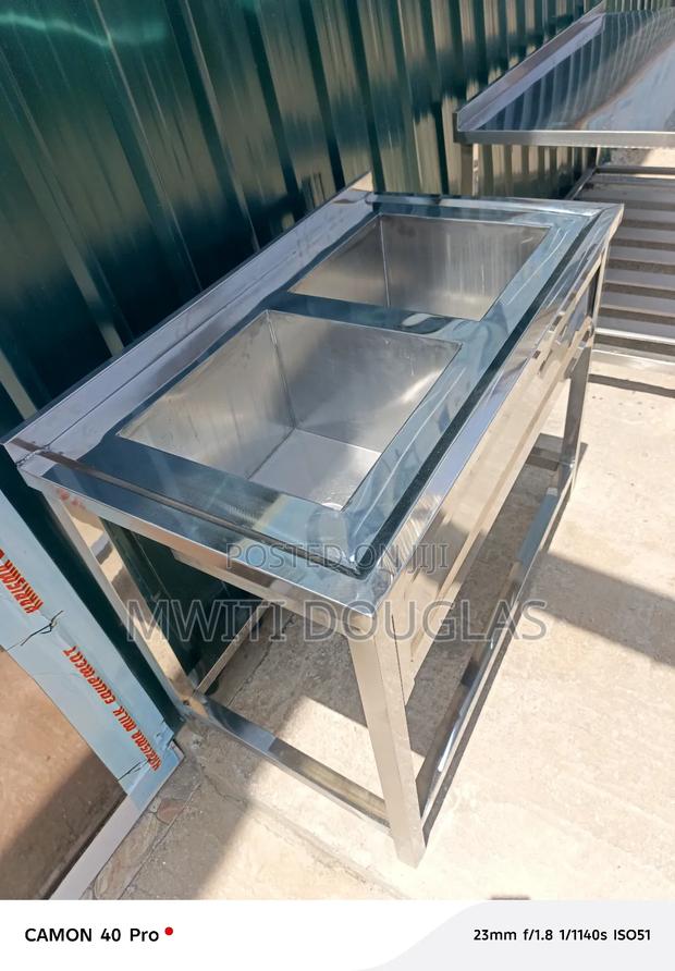 Double Standard Size Stainless Steel Sink - thumbnail 2