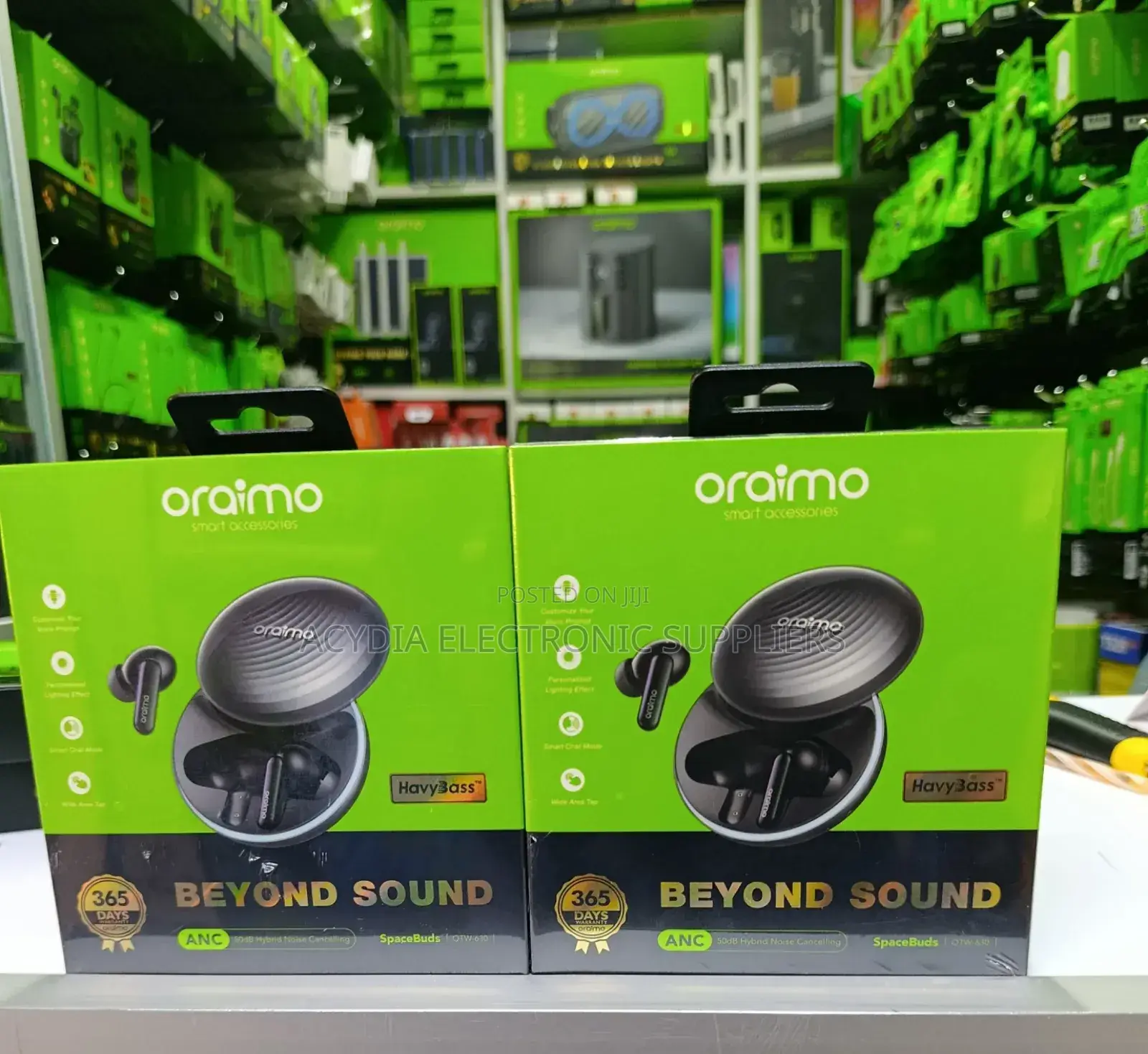 Oraimo Spacebuds Itw-630 50db Hybrid Noise Cancellation Bluetooth