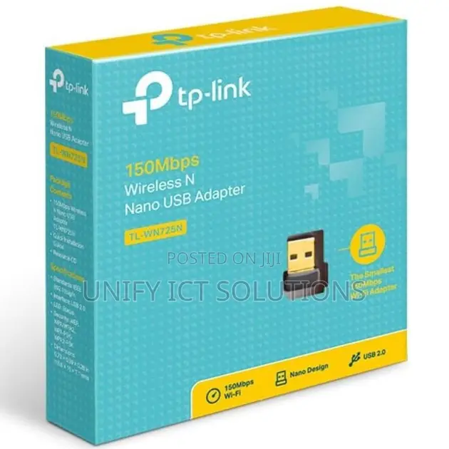 Tp-Link 150mbps Wireless N Nano Usb Adapter - Tl-Wn725n
