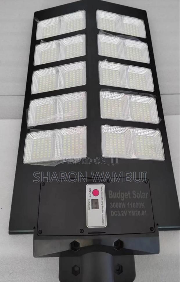 New 3000w Solar Street Light With Pole/3000w Solar Street Light