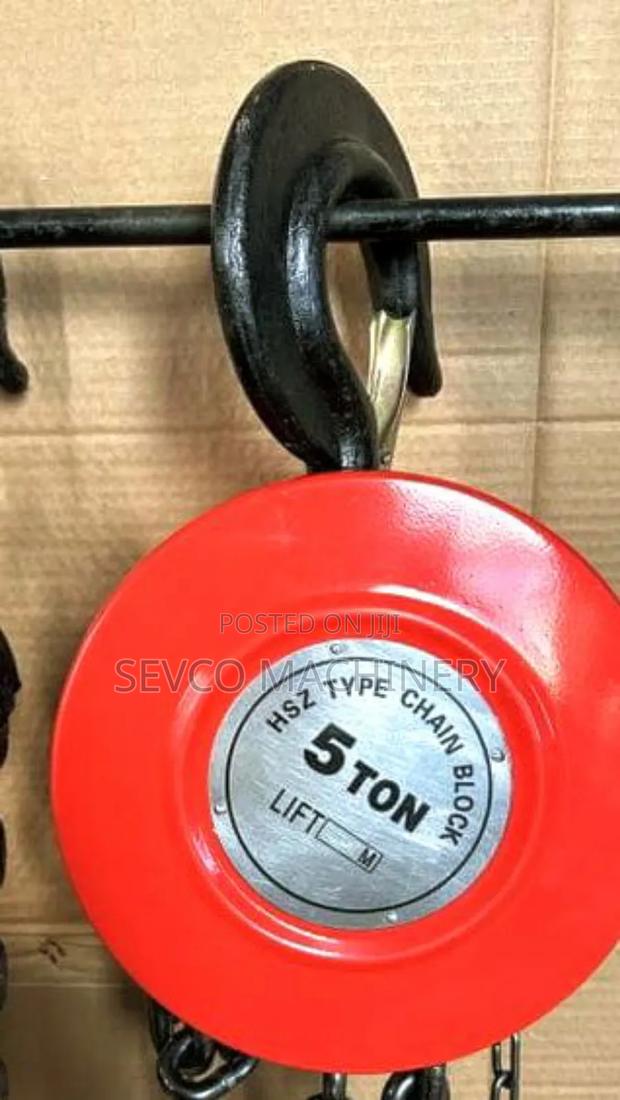 Heavy Duty 5 Tonne 6m Chain Block