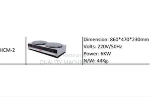 Durable Commercial Double Pan Cake/ Crepe Maker