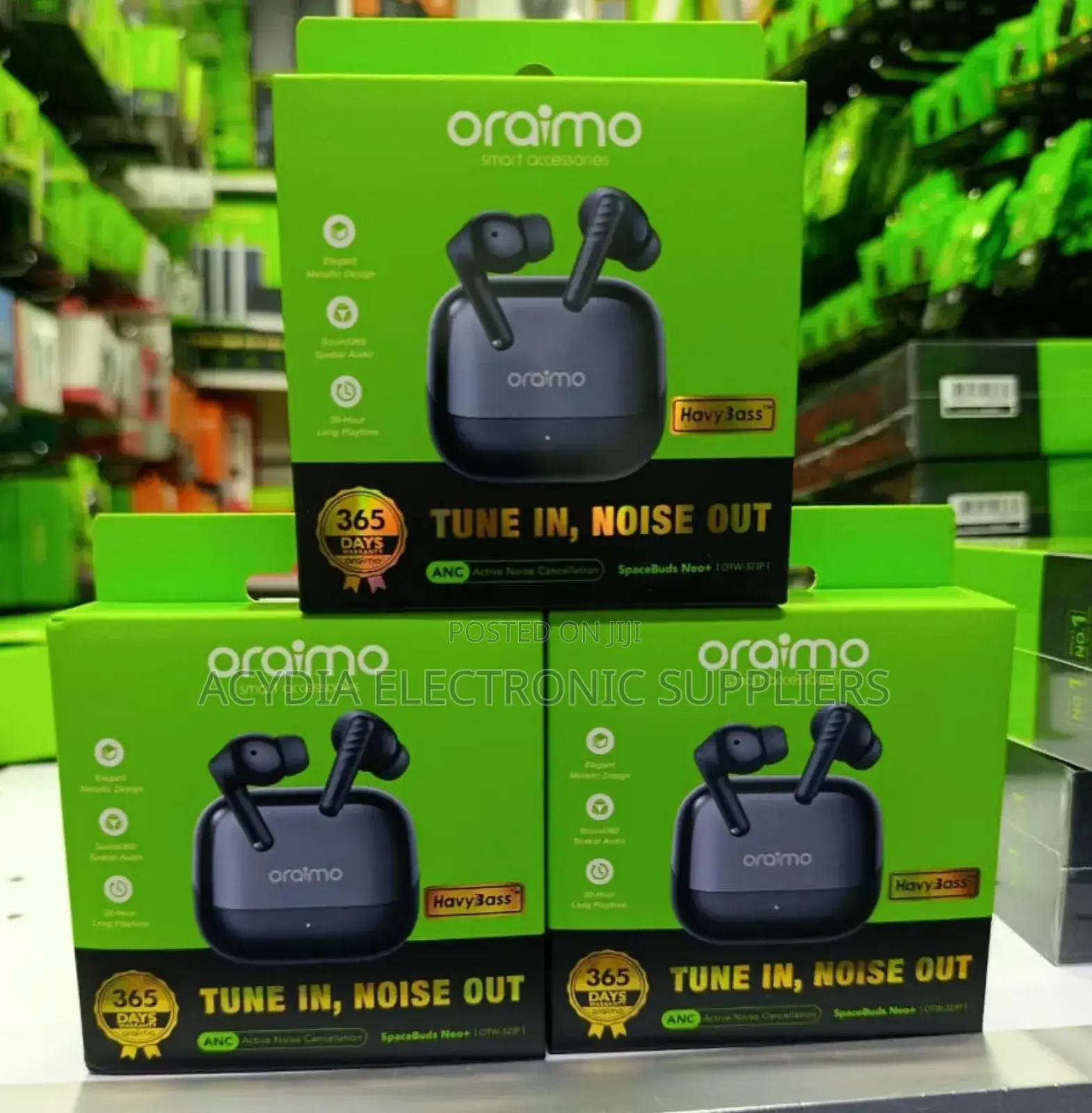 Oraimo Spacebuds Neo+ With Anc Bluetooth Earbuds
