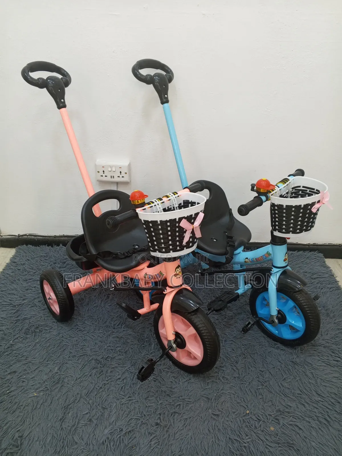 Kids Push Handle Tricycle