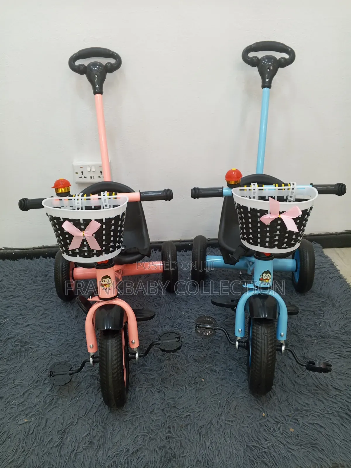 Kids Push Handle Tricycle