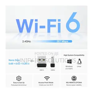 Tp-Link Ax300 Nano Wi-Fi 6 Wireless Usb Adapter