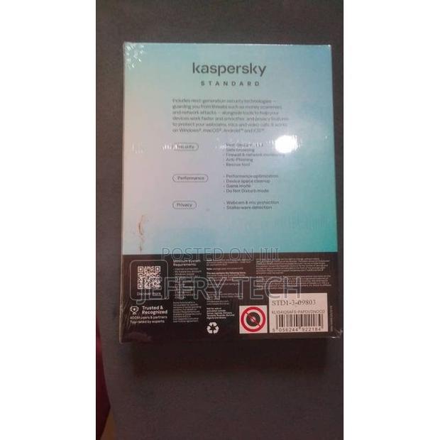 Kaspersky Standard 1 User + 1 Year Subscription Key - thumbnail 3