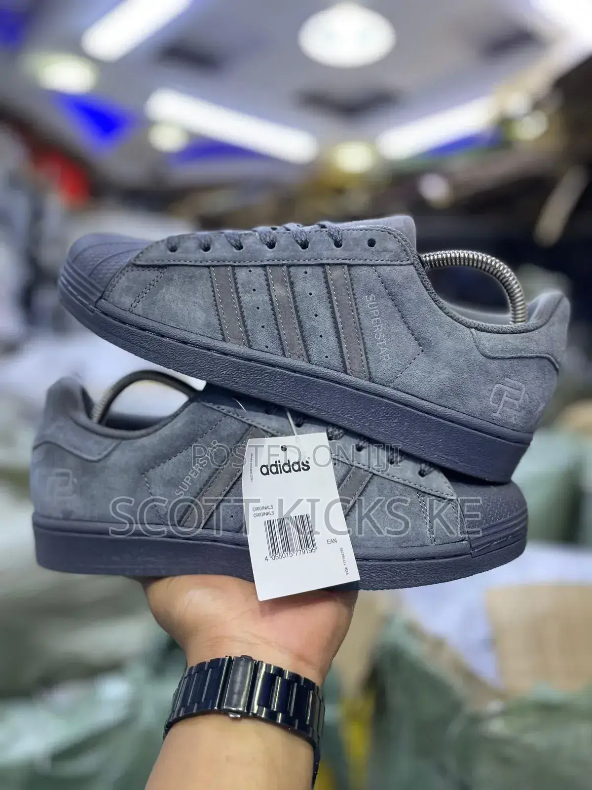 Adidas Superstar Suede Monochrome