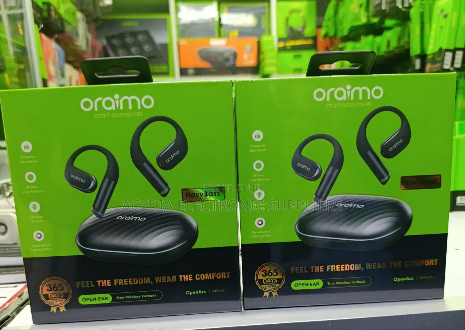Oraimo Openarc Opn-675 Open Ear Bluetooth Earbuds