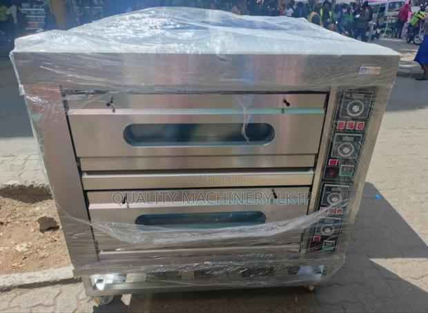 Top Commercial Premier Electric Oven Two Deck Four Trays