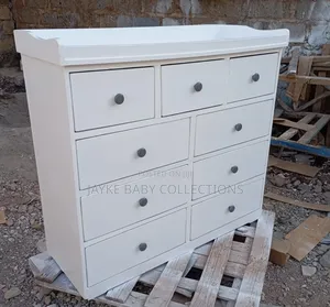 Cartoon-Themed Baby Chest | 4ft X 4ft | Nursery Storage Solution