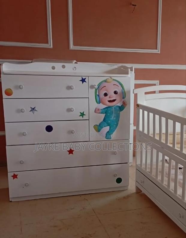 Cartoon-Themed Baby Chest | 4ft X 4ft | Nursery Storage Solution - thumbnail 3
