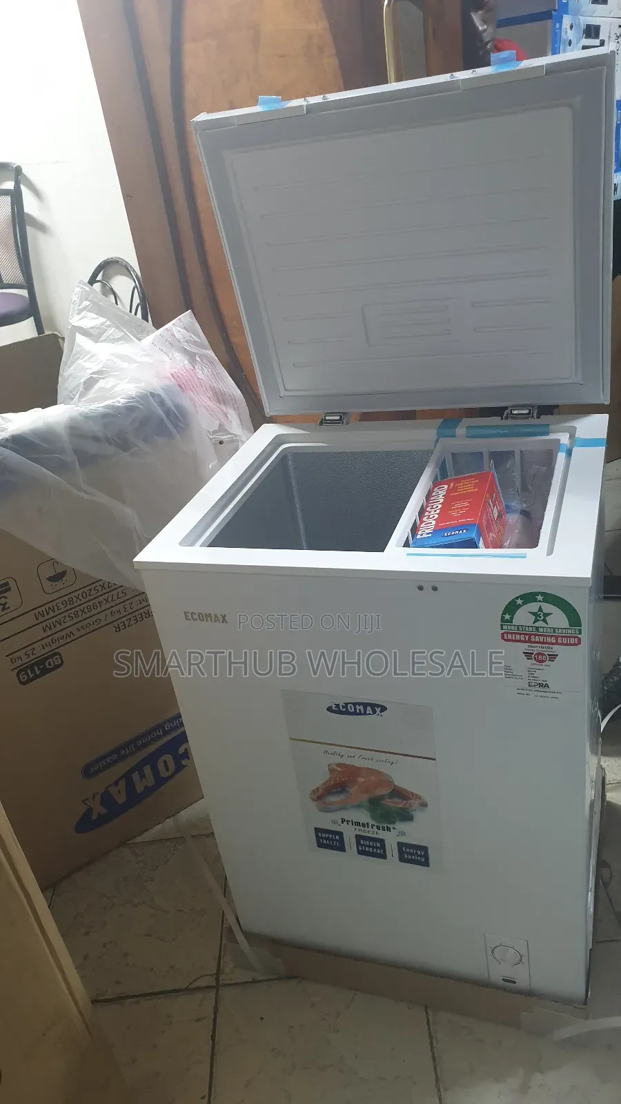 Chest Freezer-- Ecomax Chest Freezer 119 Litres
