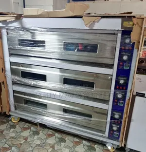Convenient Commercial Premier Electric Oven Three Decks Nine Trays