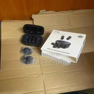 1. Qy88 Dual Receiver Wireless Mic for Interviews