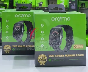 Oraimo Watch Nova Am Amoled Screen Curved Cover Smart Watch Asw 801