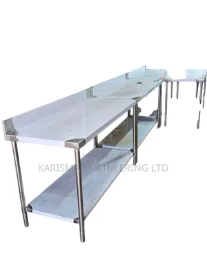 Commercial Stainless Steel Prep Table Designed for Durability