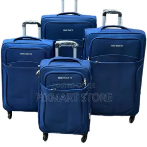 Managerial 4-in-1 Luxury Fabric Suitcase, Briefcase Travel Bag