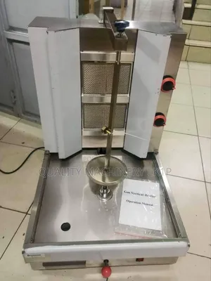 Most Selling Premier Commercial Gas Shawarma Machine Two Burner