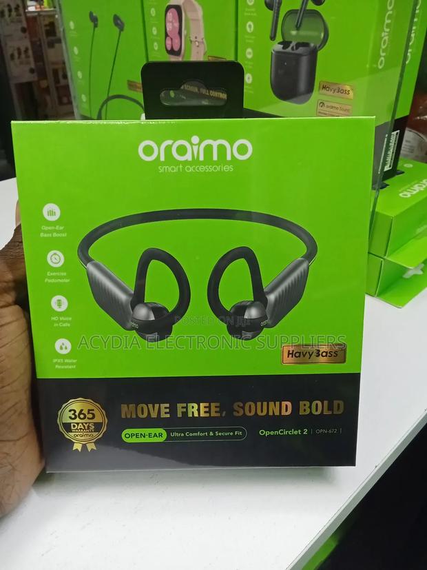 Oraimo Opencirclet 2 Opn -672 Open Ear Bluetooth Earbuds - thumbnail 2