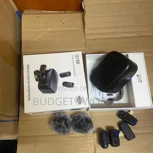 . Qy88 Rechargeable Wireless Mic With Smart Anc