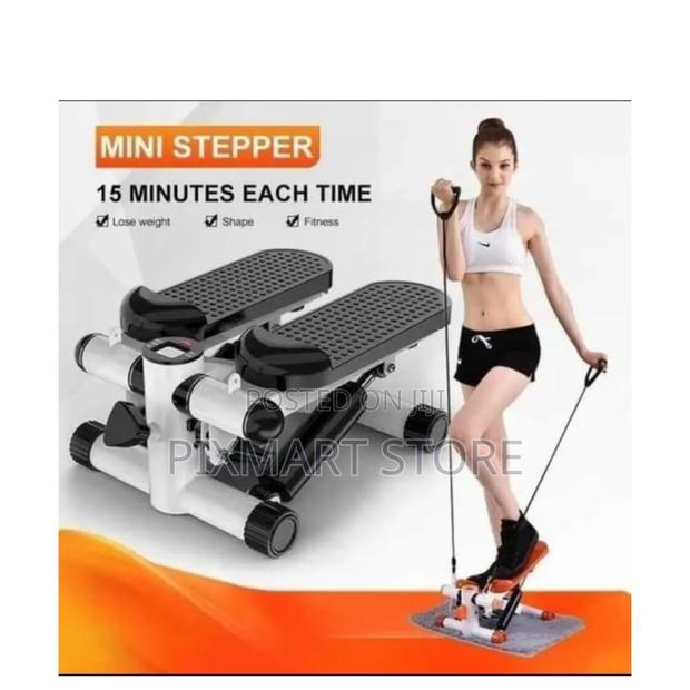 Mini Stepper With Resistance Bands for Home Workouts - main view