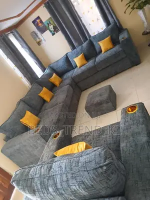 Comfy 7 Seater L Seat + Single Sofa