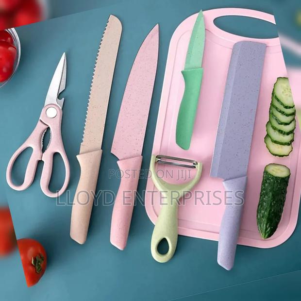 6pcs Colorful Kitchen Cutlery Set - main view