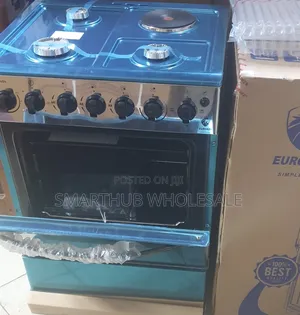 Euroken Standing Cooker 60*65 With Electric Oven